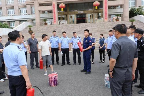 上蔡县人民法院组织开展消防安全培训及应急演练活动