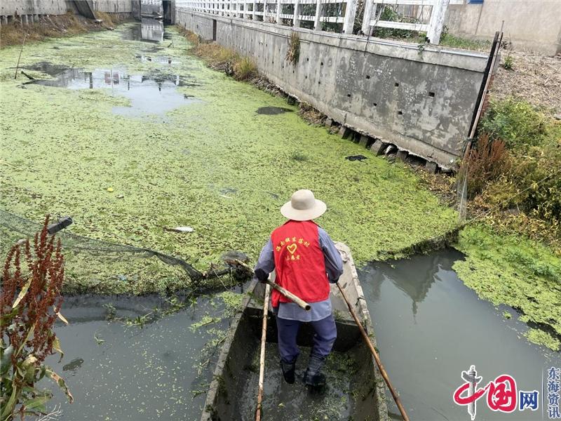 兴化市海南镇东荡村开展水环境整治志愿服务活动