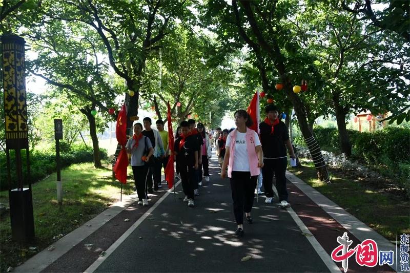 盐城市盐都区龙冈镇暑期少年儿童关爱活动走进桃花源