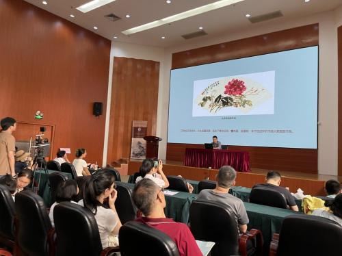 《中国古代扇面绘画》艺术讲座在龙岗举办