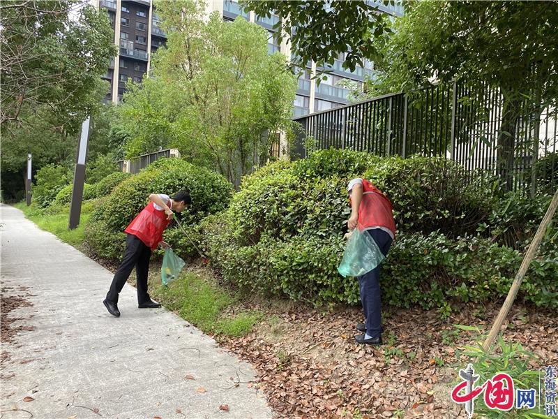 苏州蠡塘社区开展“清捡垃圾 党员在行动”活动