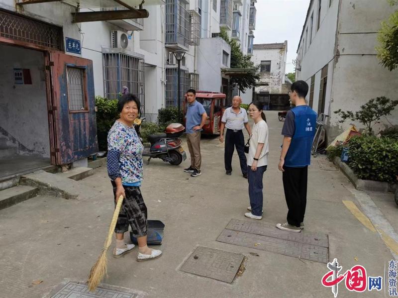 苏州黄桥街道大庄村：红色物业助力楼道清理 绿色家园维持长效整洁