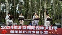 2024年北京朝阳森林演出季民乐音乐会在古塔公园如约而至！